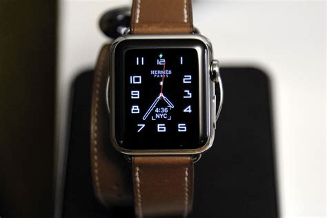 apple watch with hermes face